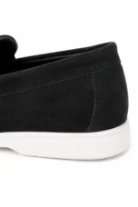 Lazare | Suede Tassel Loafers, Rubber Sole