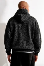 Émilienne | Leopard Print Fleece Hoodie