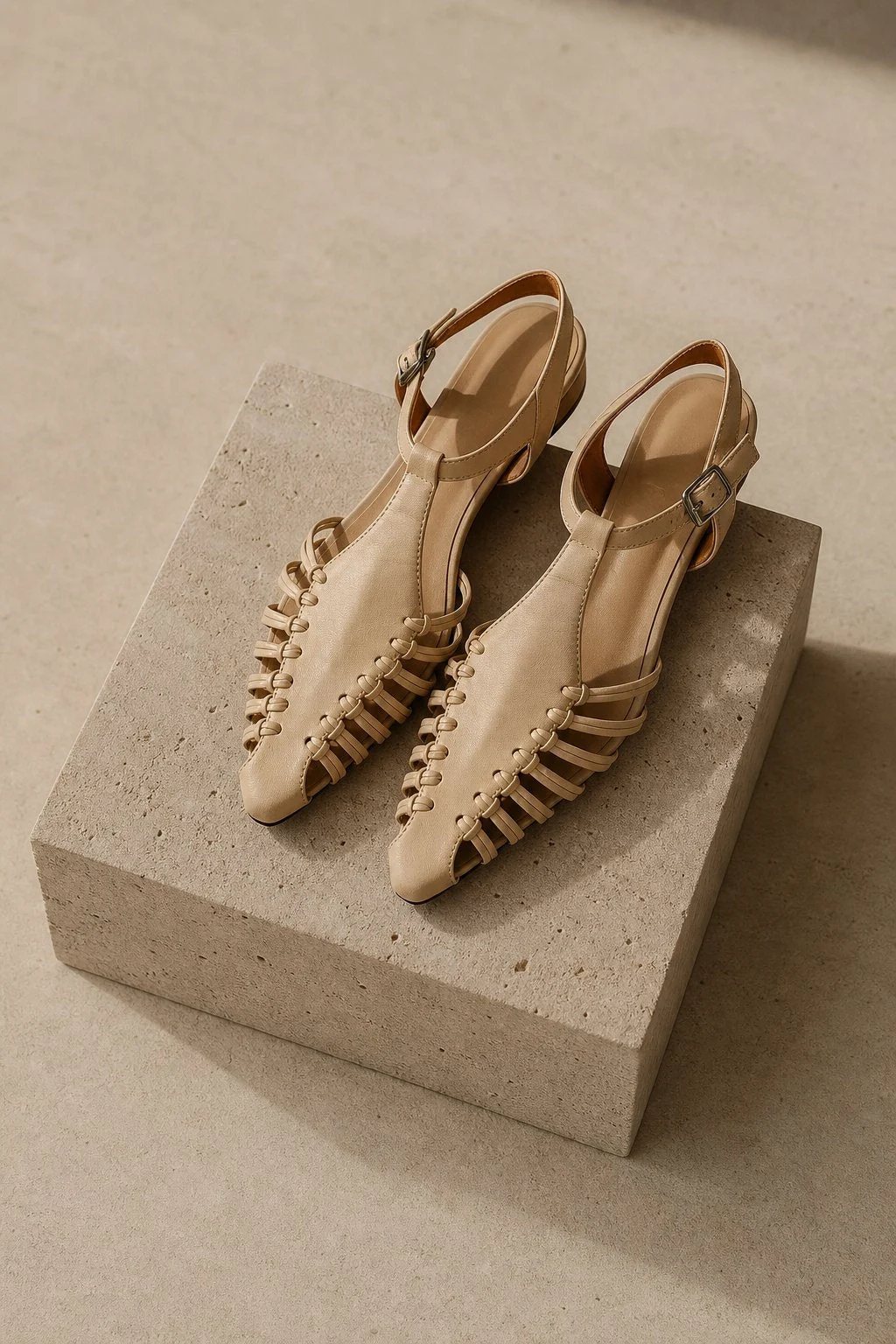 Ulrique | Pointed Slingback Block Heels
