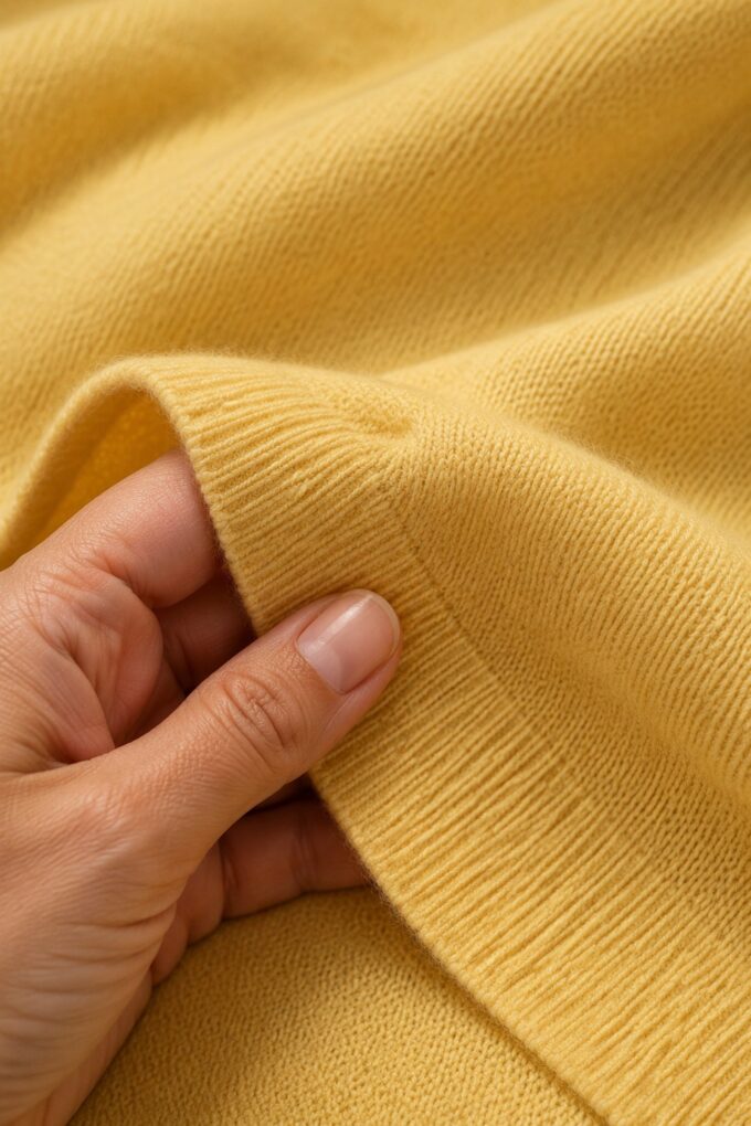 Piper | Drop Shoulder Mock Neck Sweater fabric texture close-up