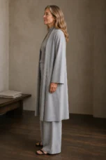 Ribbed Knit Three Piece Lounge Set side view