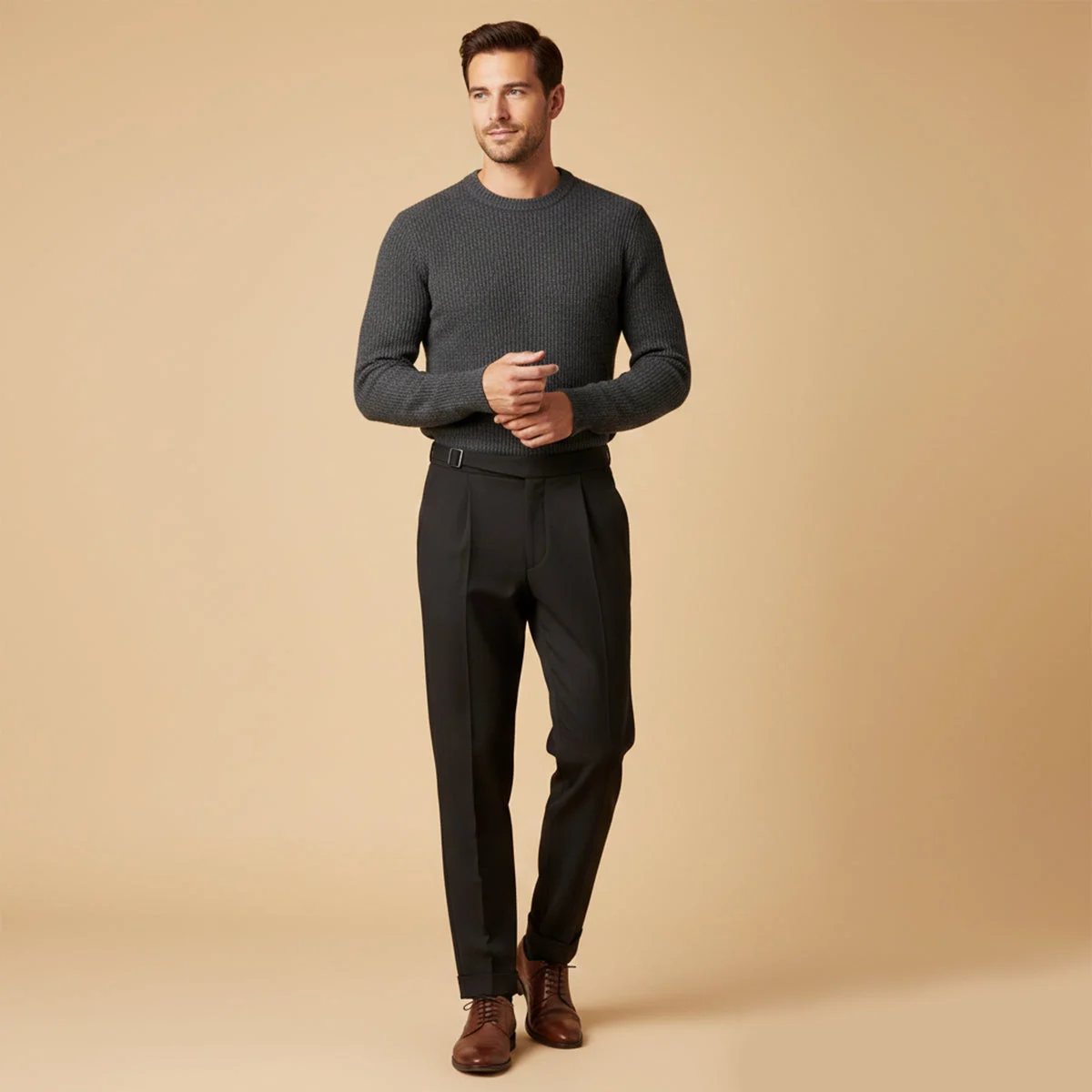 Roberta | Pleated Tailored Trousers