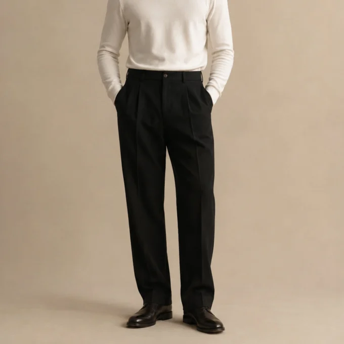 Hazel | Pleated Wide Leg Dress Trousers