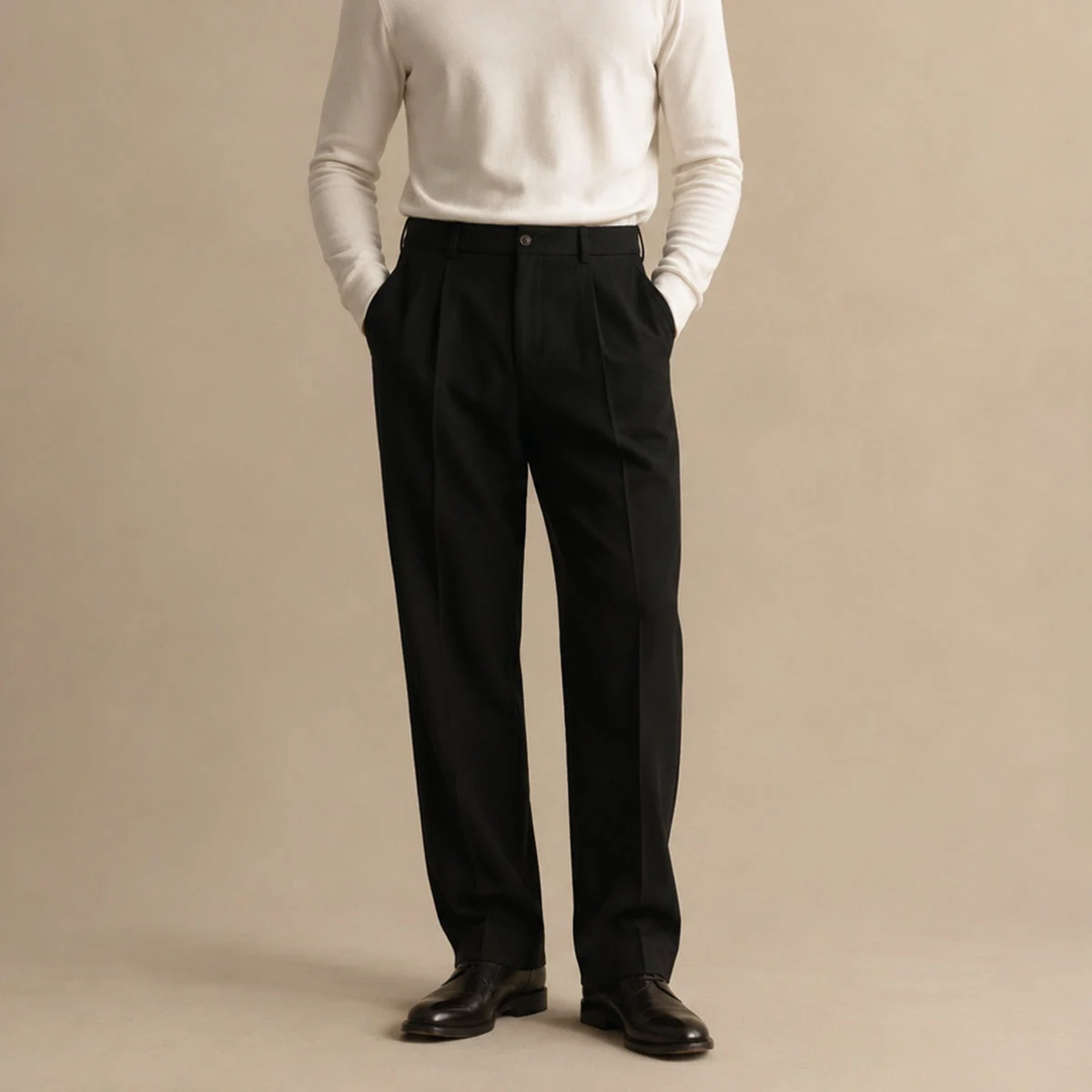 Hazel | Pleated Wide Leg Dress Trousers