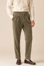 Séraphine | Velvet Straight-Leg Trousers