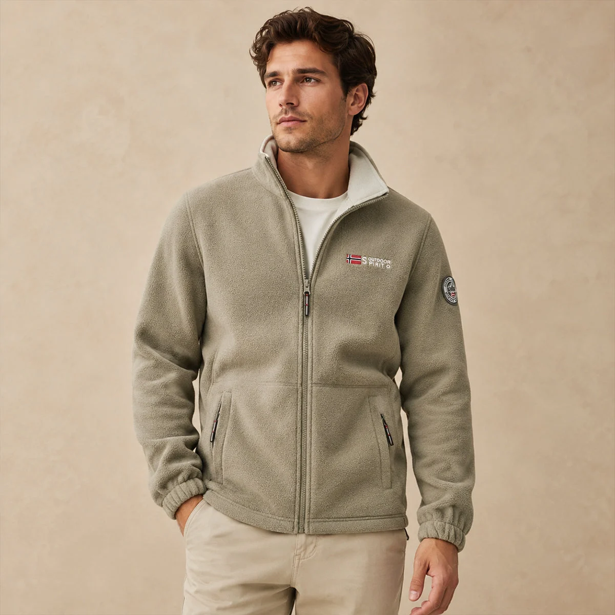 Celestin | Stand Collar Fleece Jacket