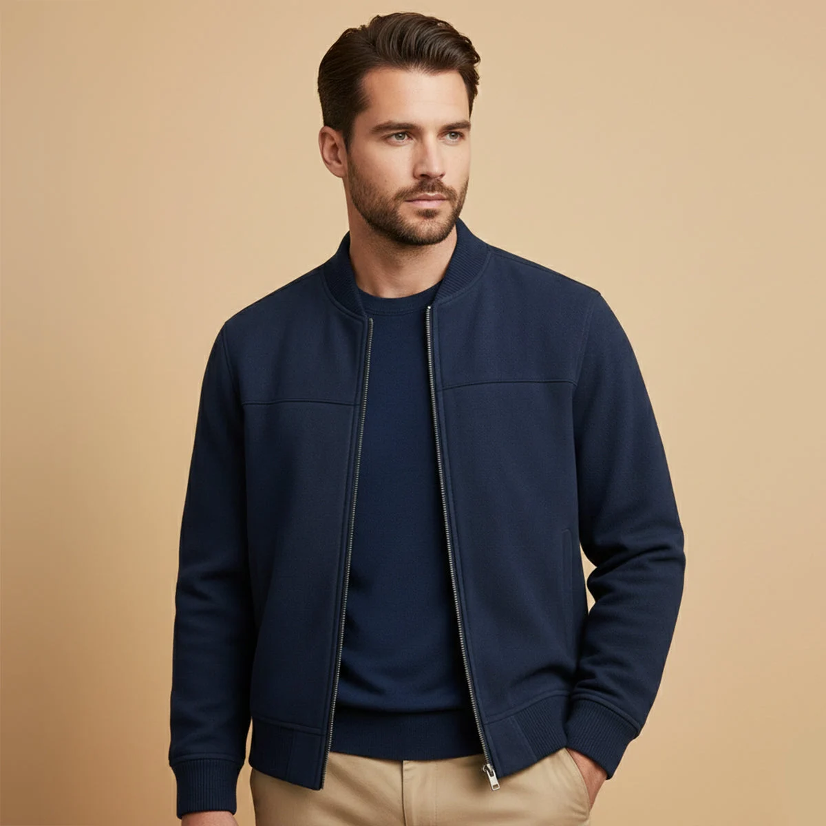 The Douglas | Suede Bomber Jacket
