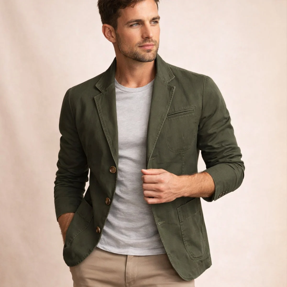 The Everett | 100% Cotton Blazer