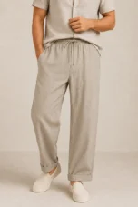 Honorine | Cotton Wide Leg Trousers