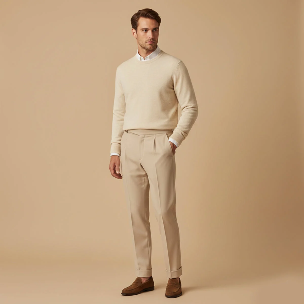 Roberta | Pleated Tailored Trousers