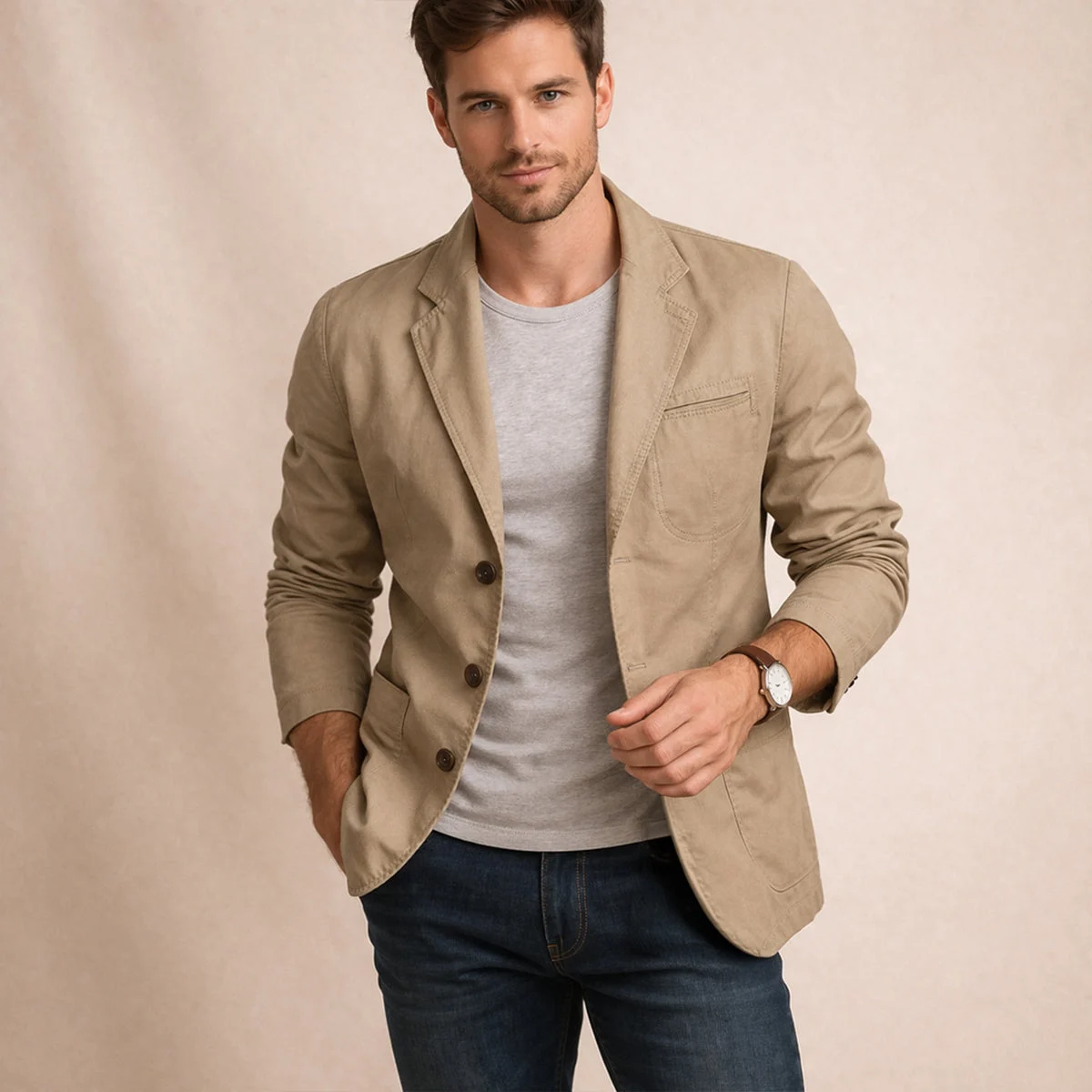 The Everett | 100% Cotton Blazer