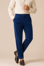 Séraphine | Velvet Straight-Leg Trousers