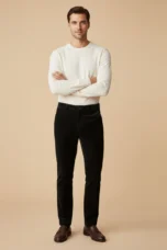 Josiane | Corduroy Trousers, Elastic Waist
