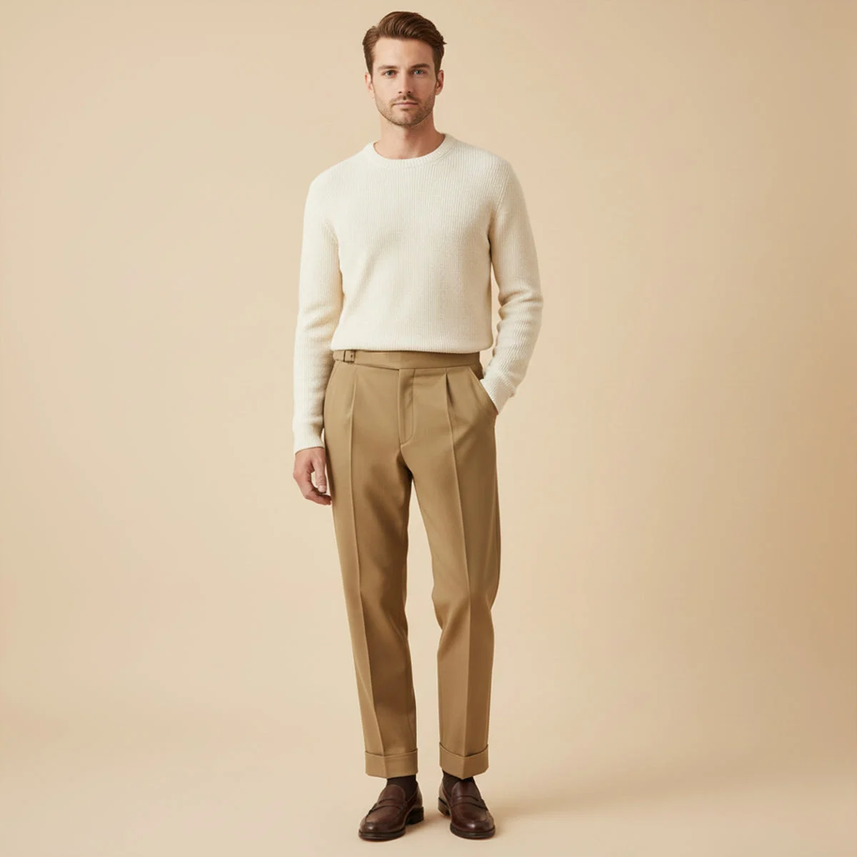 Roberta | Pleated Tailored Trousers