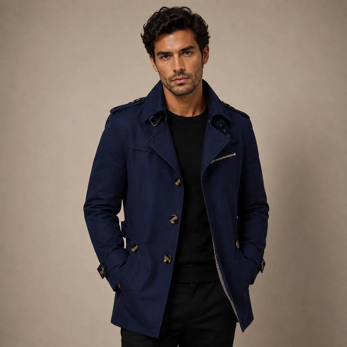 Marcellin | Double Breasted Trench Coat