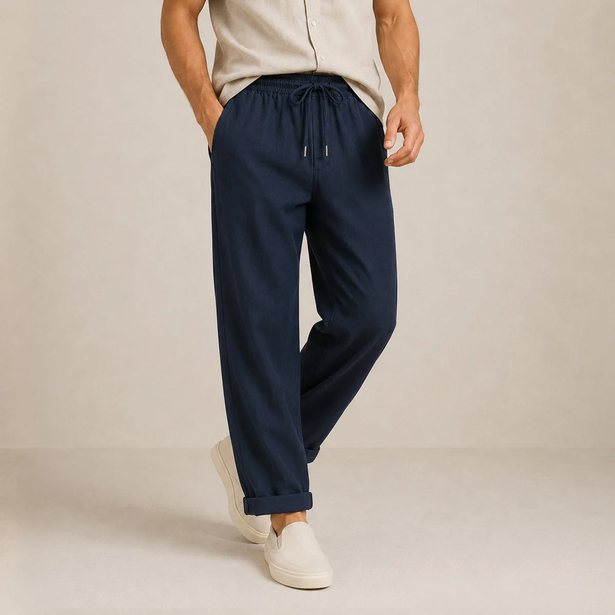 Honorine | Cotton Wide Leg Trousers
