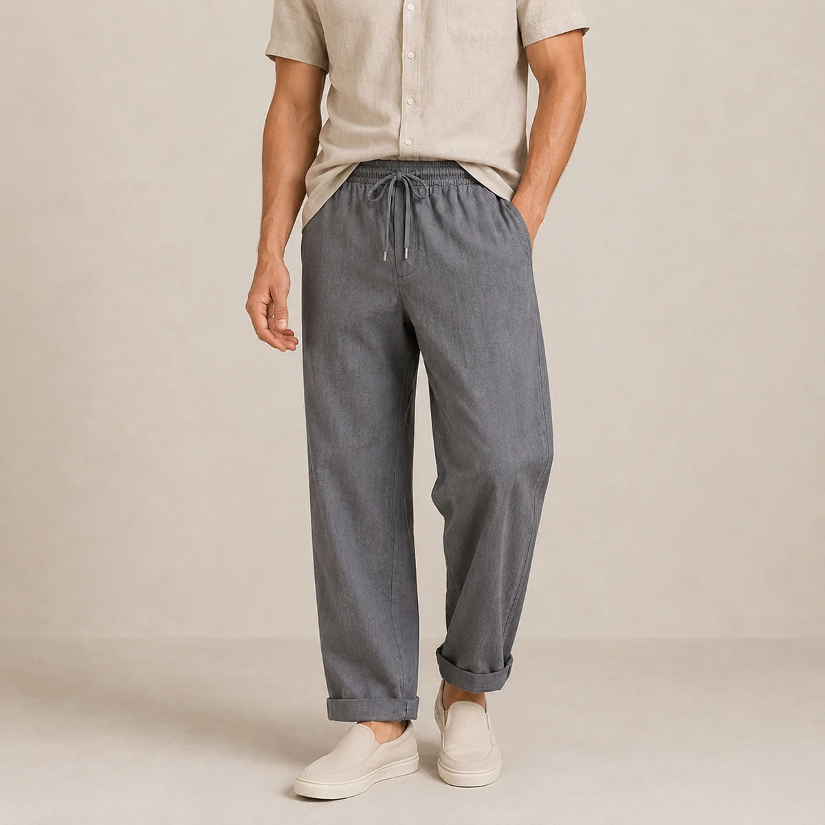 Honorine | Cotton Wide Leg Trousers