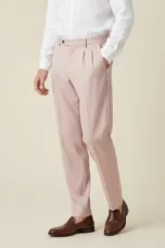 Muriel | Pleated Linen Trousers