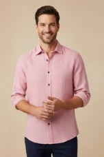 Léa | 100% Linen Long Sleeve Shirt