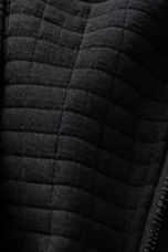 Slim Fit Quilted Zip Jacket - material close-up