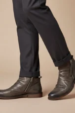 Bertrand | 100% Leather Side Zip Boot