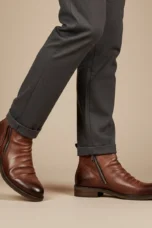 Bertrand | 100% Leather Side Zip Boot