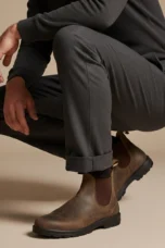 Benoit | Leather Chelsea Boot, Red Sole