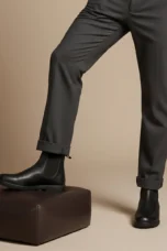 Benoit | Leather Chelsea Boot, Red Sole