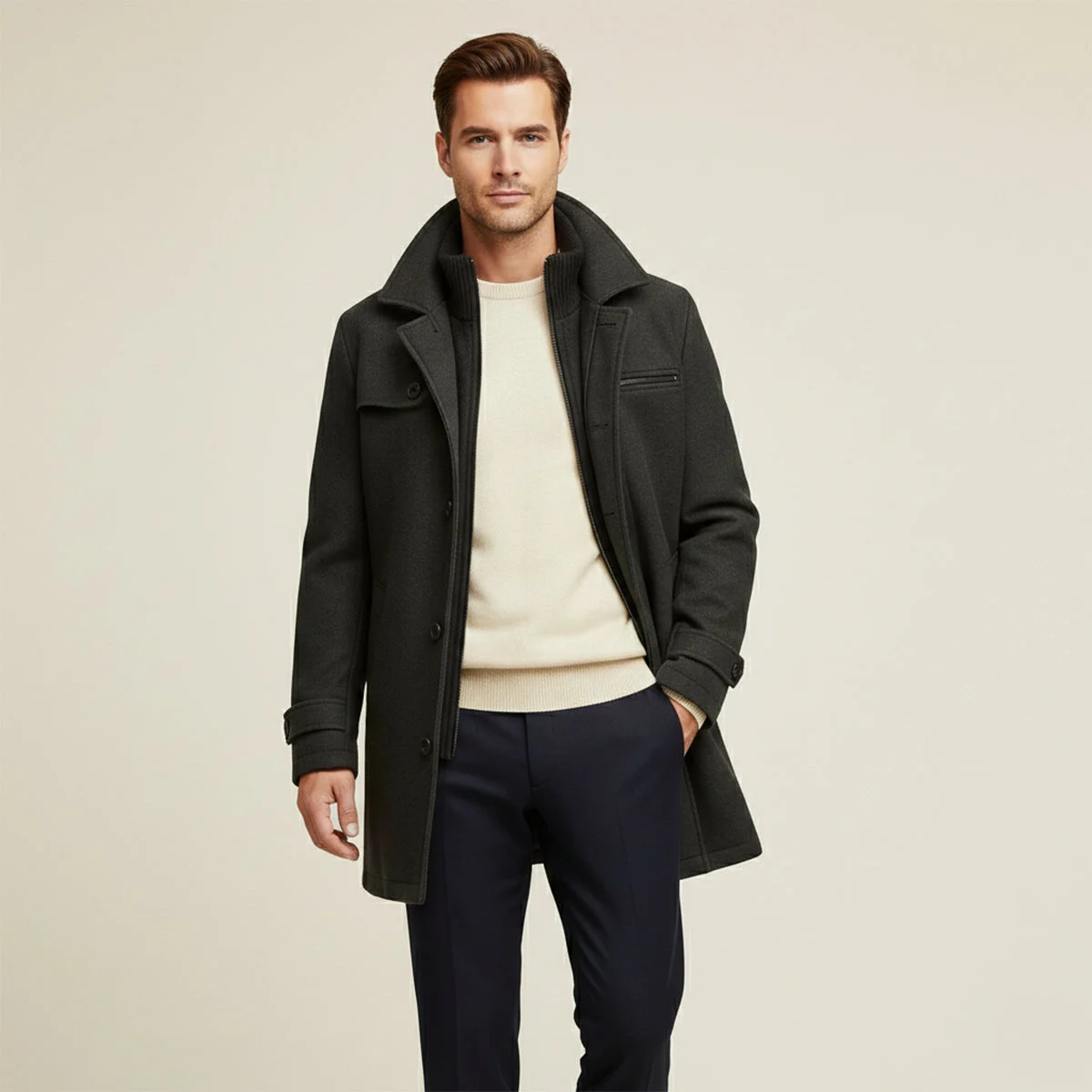 Josaphat | Funnel Neck Waterproof Coat