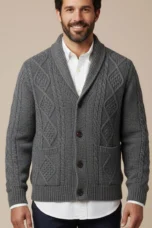 Yves | 100% Cashmere Button Cardigan