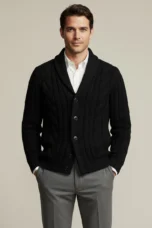 Zacharie | 100% Merino Button Cardigan