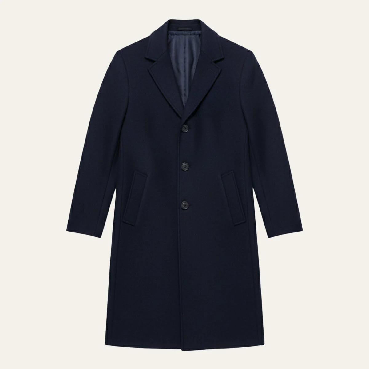 Belmont | Cotton Blend Tailored Overcoat