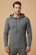 Apollinaire | Hooded Cotton Blend Knit