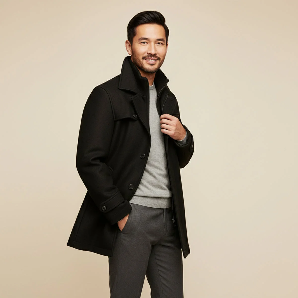 Josaphat | Funnel Neck Waterproof Coat