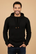 Apollinaire | Hooded Cotton Blend Knit