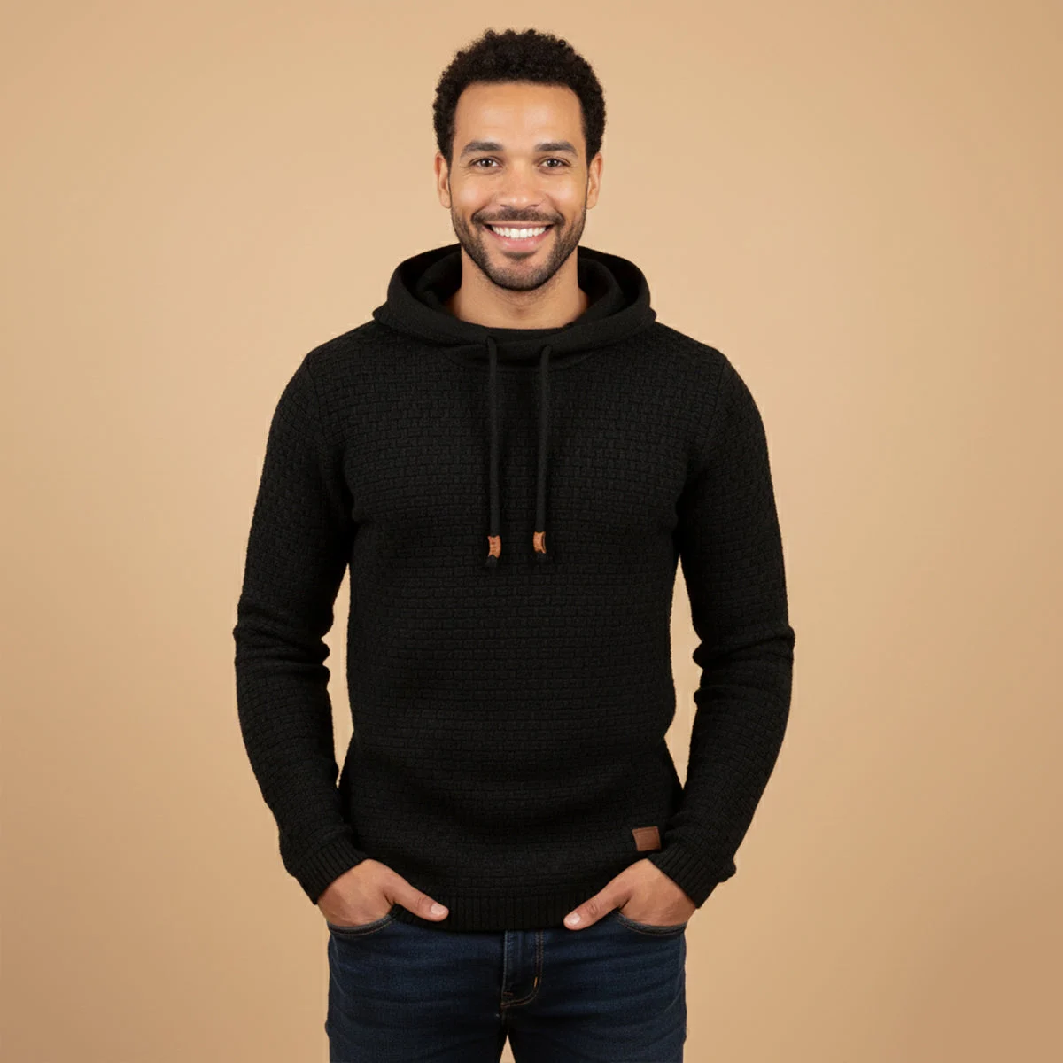 Apollinaire | Hooded Cotton Blend Knit