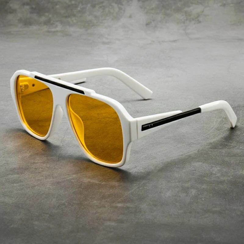 Oversized Square Acetate Sunglasses