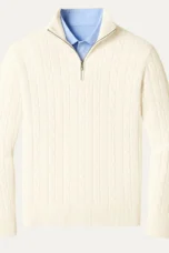 Bonaventure | Cable Knit Half Zip