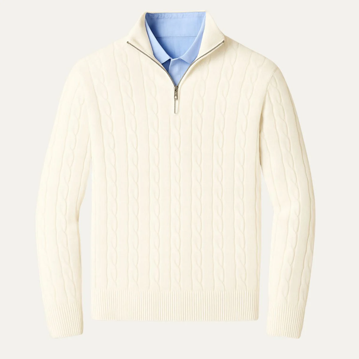 Bonaventure | Cable Knit Half Zip