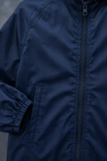 Wind Resistant Hooded Shell Jacket - material close-up