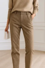 Colombine | 45% Wool Straight Leg Pants