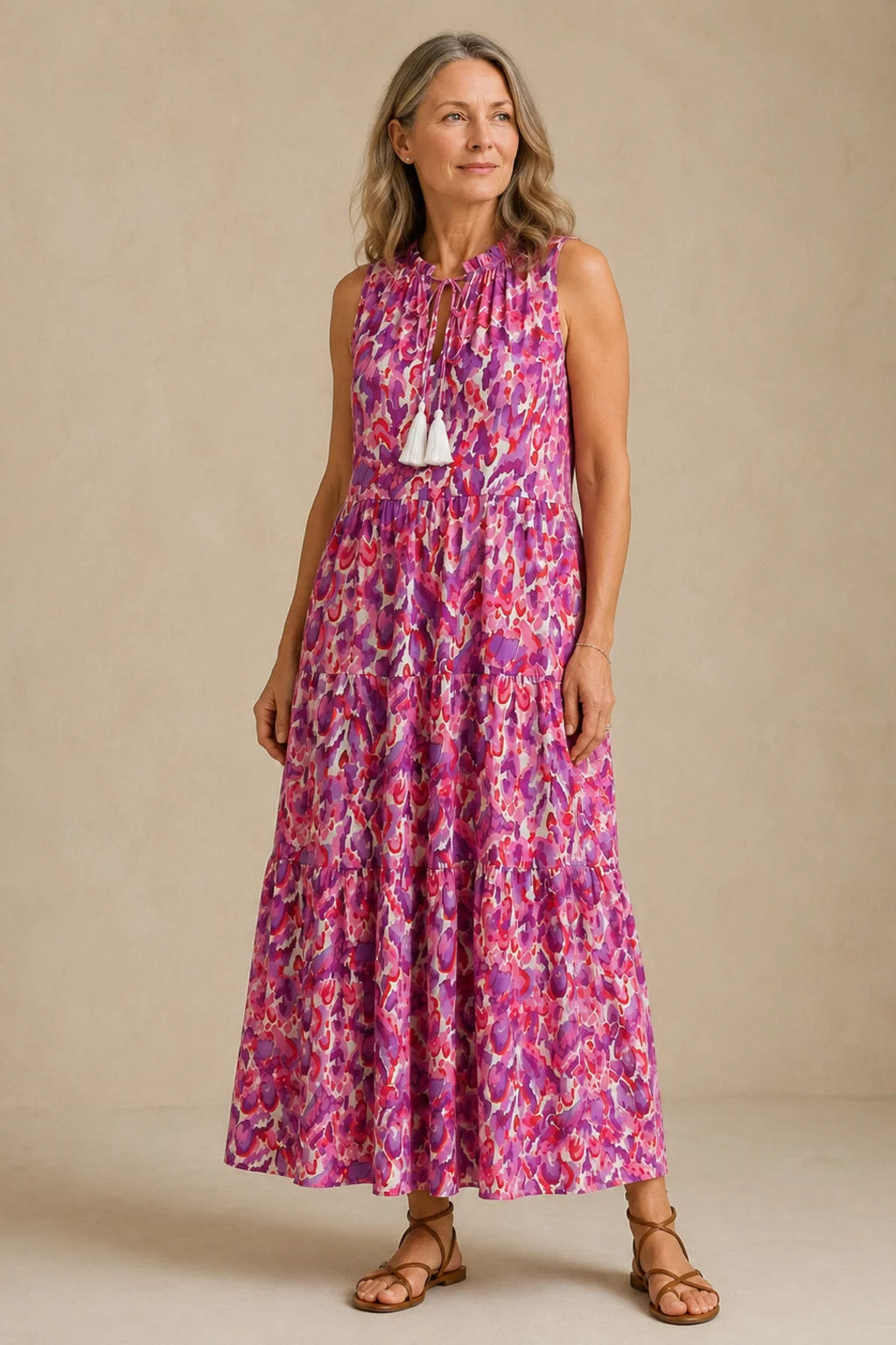 Darcy | Bohemian Tassel Sleeveless Dress